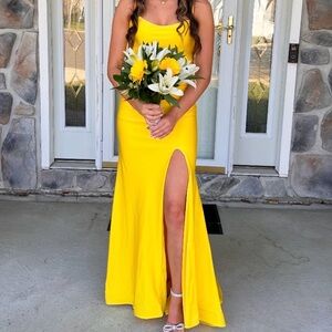 Yellow Prom Dress